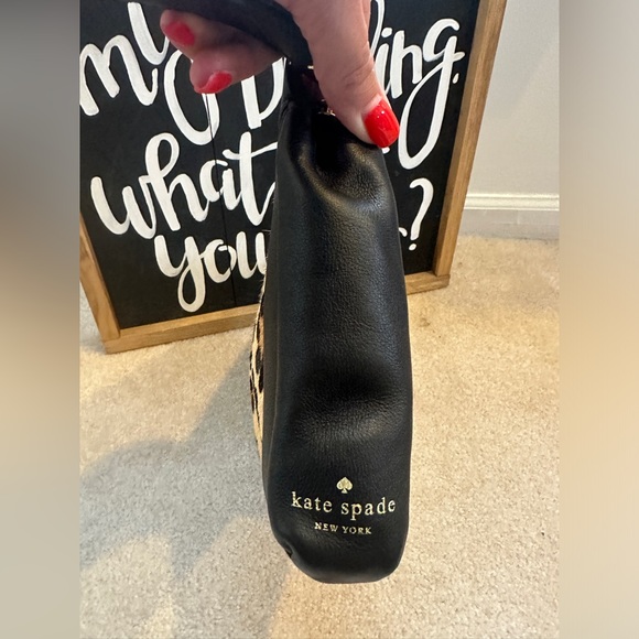 Kate Spade Faux Calf Hair and Leather Clutch Leopard Print - Picture 4 of 9